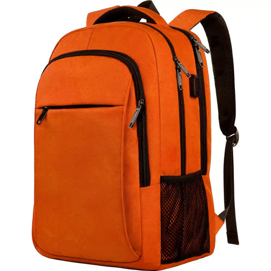 Custom company backpack with laptop compartment for wholesale and OEM programs.