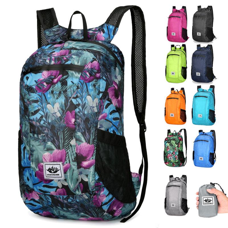 Wholesale Customizable Waterproof Folding Backpack Outdoor Sports Backpack