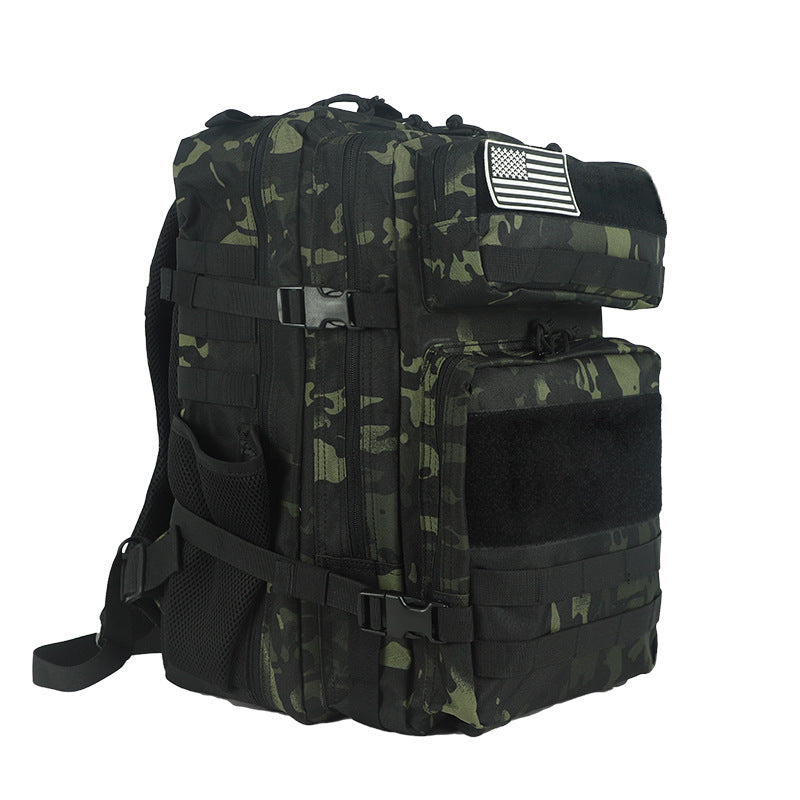 Customized Outdoor Tactics Backpack Cycling Travel Bag Mountaineering Hiking Multi-Functional Large Capacity Army Fan Backpack Customization