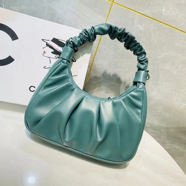 New Cloud Bag Underarm Bag Women's Handbag Advanced Texture Niche Design Fashionable All-Match Casual Pleated