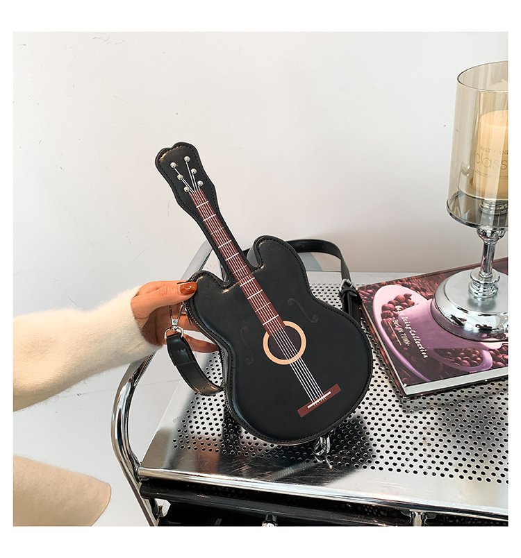 Wholesale Customizable Trendy New Violin Shape Shoulder Bag Children's Bag Fashion Women's Crossbody Bag