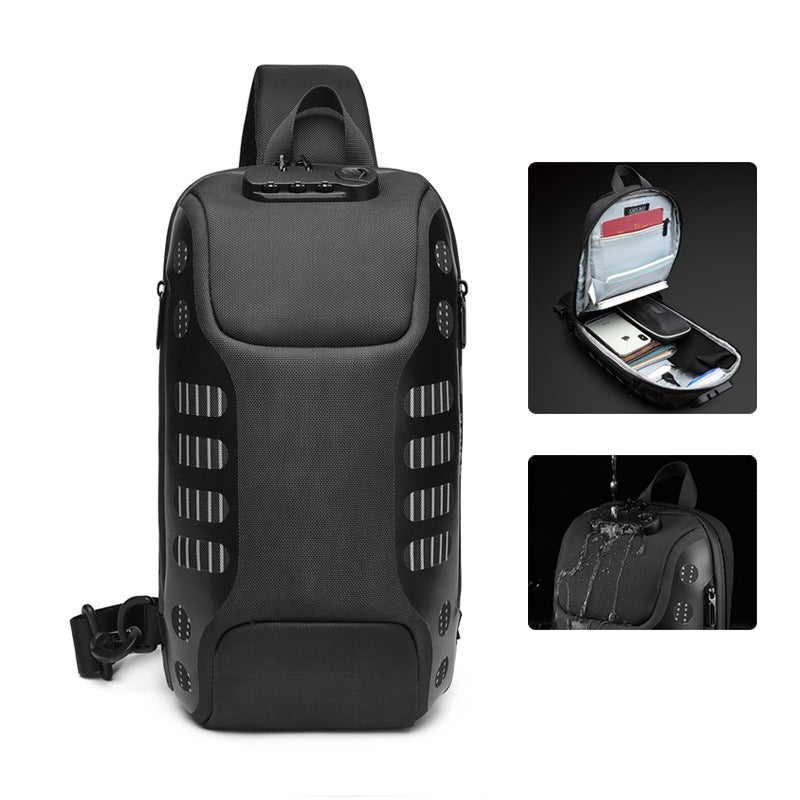 Wholesale Customizable High Quality New Waterproof Men's Chest Bag Trend Fashion Men's Sports Business Chest Bag Wholesale