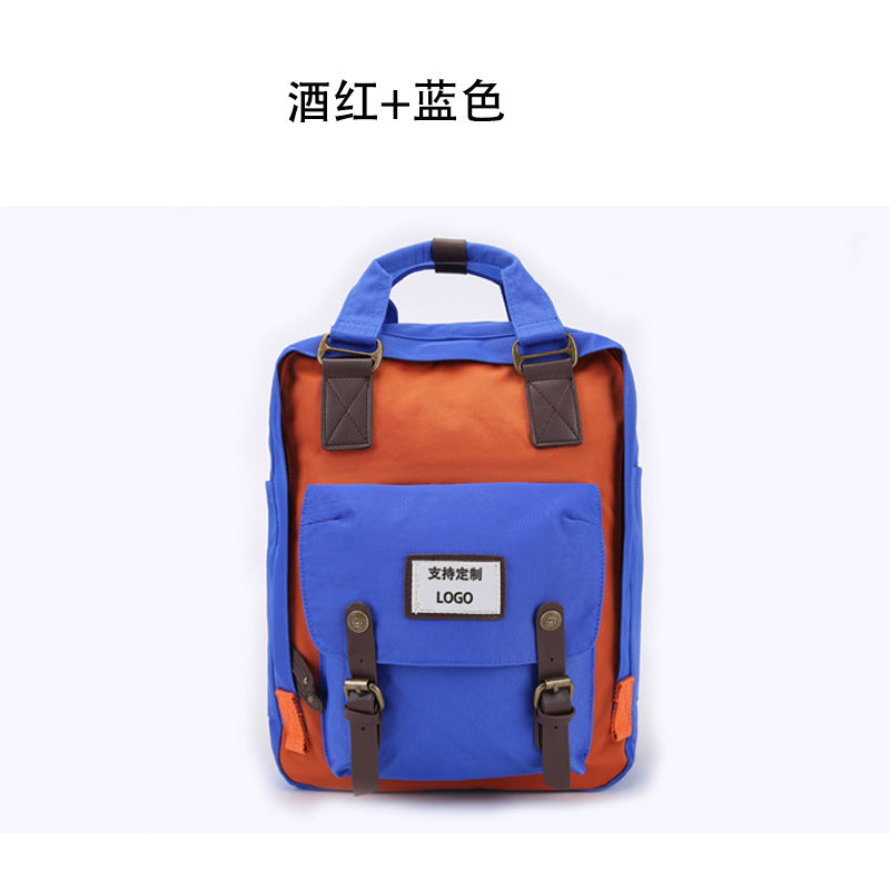 Customized New Product Doughnut Backpack Men's and Women's College Students Bag College Style Outdoor Multifunctional Backpack