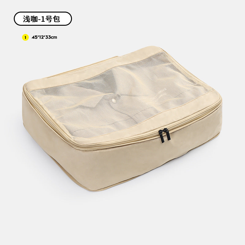 Customizable Luggage with Compressed Storage Bag Buggy Bag Antibacterial Personal Luggage Organizing Storage Bag