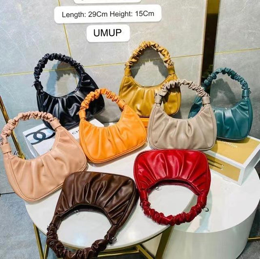 New Cloud Bag Underarm Bag Women's Handbag Advanced Texture Niche Design Fashionable All-Match Casual Pleated