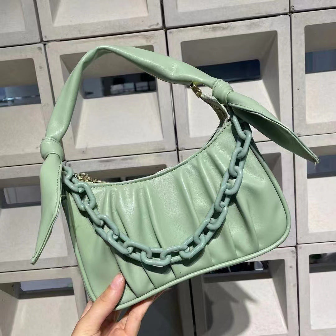 New Acrylic Chain Underarm Bag Cloud Bag2023New Trendy Bag Women's Shoulder Messenger Bag