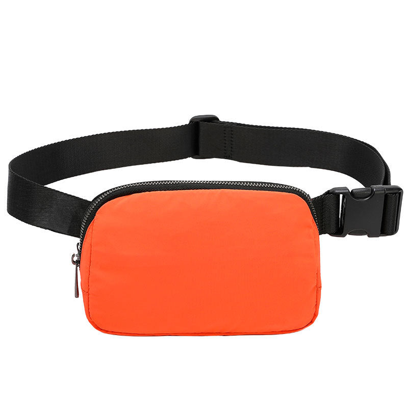 Customized Waist Bag Nylon Waterproof Chest Bag Outdoor Sports Running Phone Bag All-Match Crossbody Men and Women