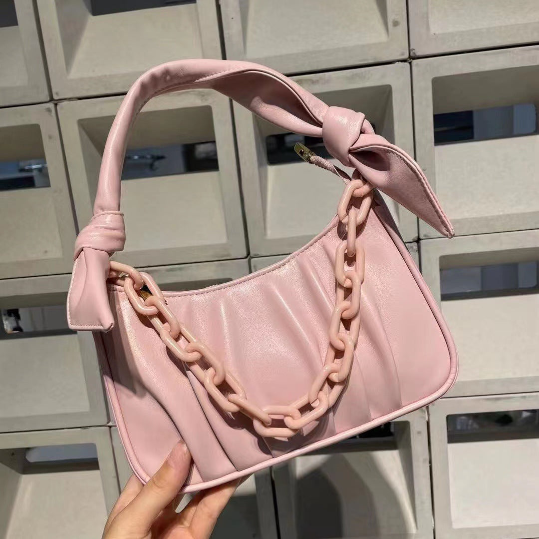 New Acrylic Chain Underarm Bag Cloud Bag2023New Trendy Bag Women's Shoulder Messenger Bag