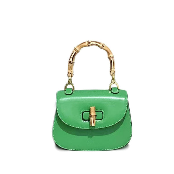 Trendy Bamboo Knot Bag Shoulder Crossbody Handbag for Women Vintage Bag