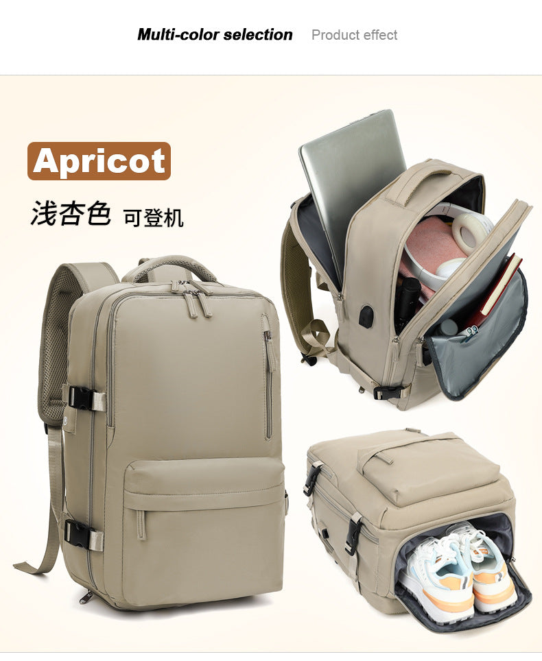 Customized Spot Multi-Functional Women's Backpack Large Capacity Waterproof Dry Wet Separation Luggage Computer Backpack