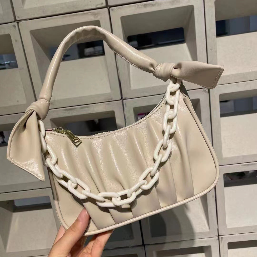 New Acrylic Chain Underarm Bag Cloud Bag2023New Trendy Bag Women's Shoulder Messenger Bag