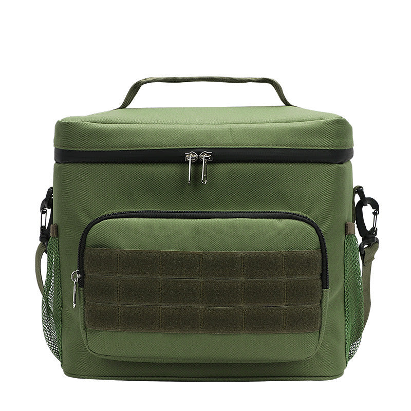 Customizable Outdoor Waterproof Camouflage Thermal Bag Wear-Resistant Oxford Cloth Portable Insulated Bag Convenient to Work Lunch Box Bag