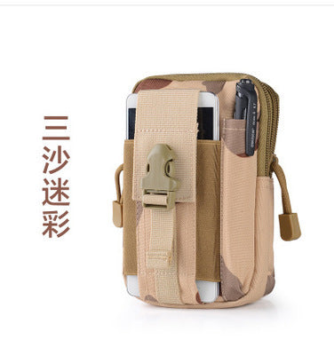 Customized Military Fan Tactical Waist Pack Multi-Functional Outdoor Leisure Bag Thunder Belt Bag Cell Phone Case Sport Climbing Waist Bag