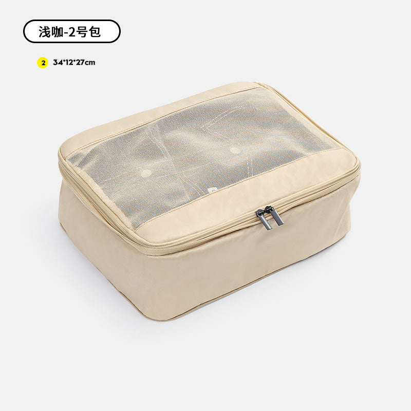 Customizable Luggage with Compressed Storage Bag Buggy Bag Antibacterial Personal Luggage Organizing Storage Bag