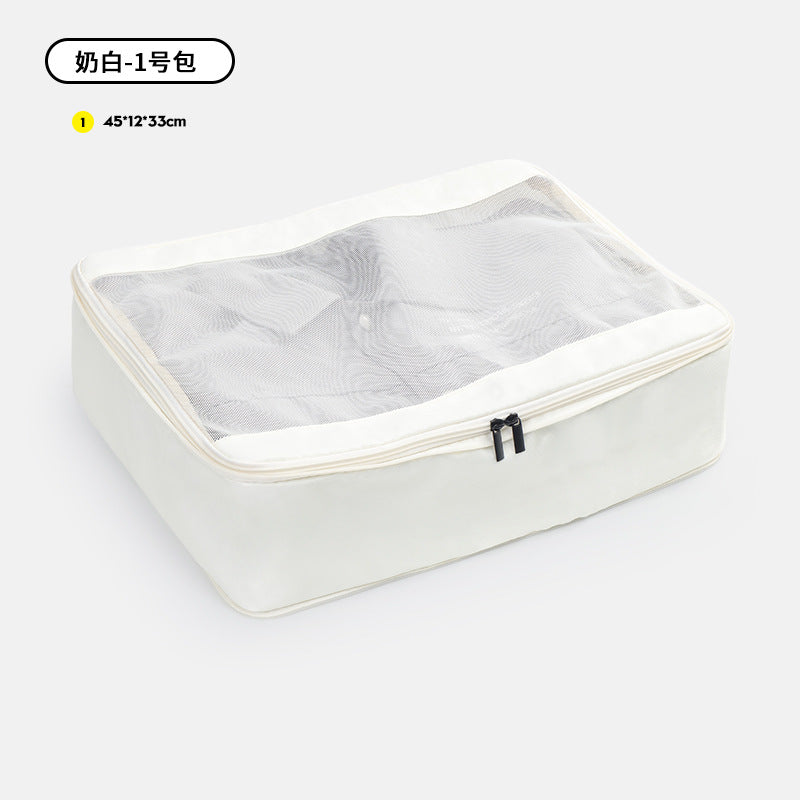 Customizable Luggage with Compressed Storage Bag Buggy Bag Antibacterial Personal Luggage Organizing Storage Bag