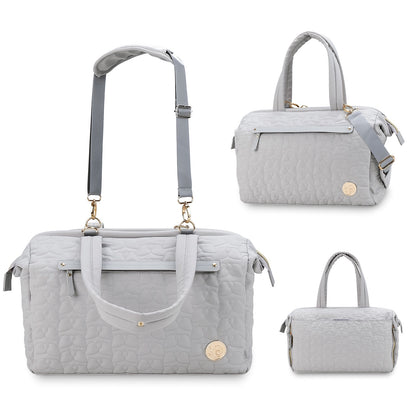 Custom Quilted Diaper Bag with Insulated Pockets | Stylish Mommy Travel Bag