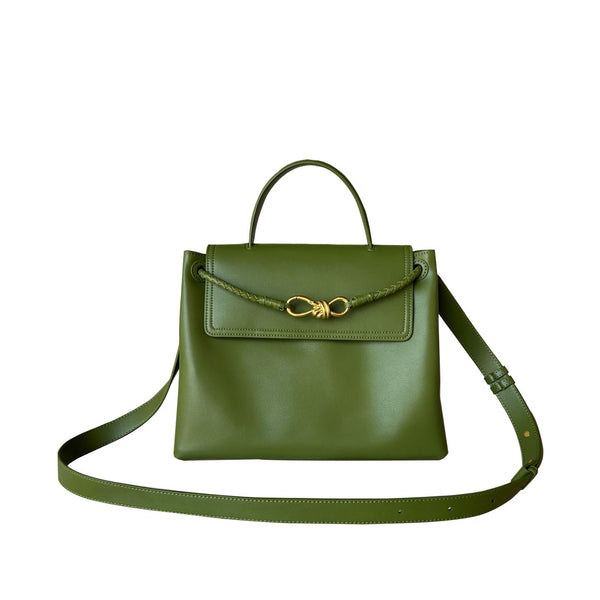 Genuine Leather Women's Bag Plain Handbag Tote Bag New Handbag Styles