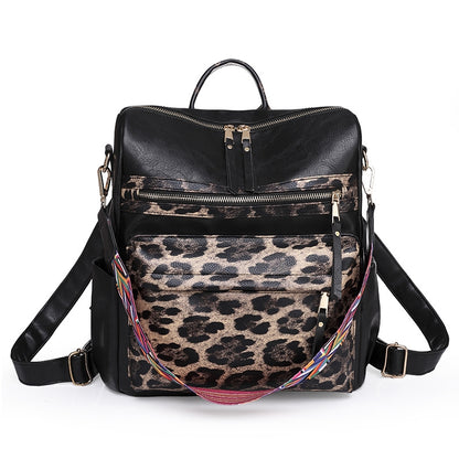 Customizable  Retro  Pu Leather Women's Backpack Backpacks For Teen Girls
