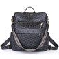 Customizable  Retro  Pu Leather Women's Backpack Backpacks For Teen Girls