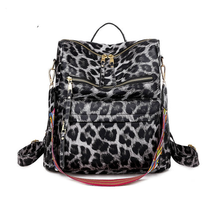 Customizable  Retro  Pu Leather Women's Backpack Backpacks For Teen Girls