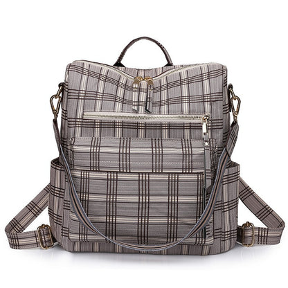 Customizable  Retro  Pu Leather Women's Backpack Backpacks For Teen Girls