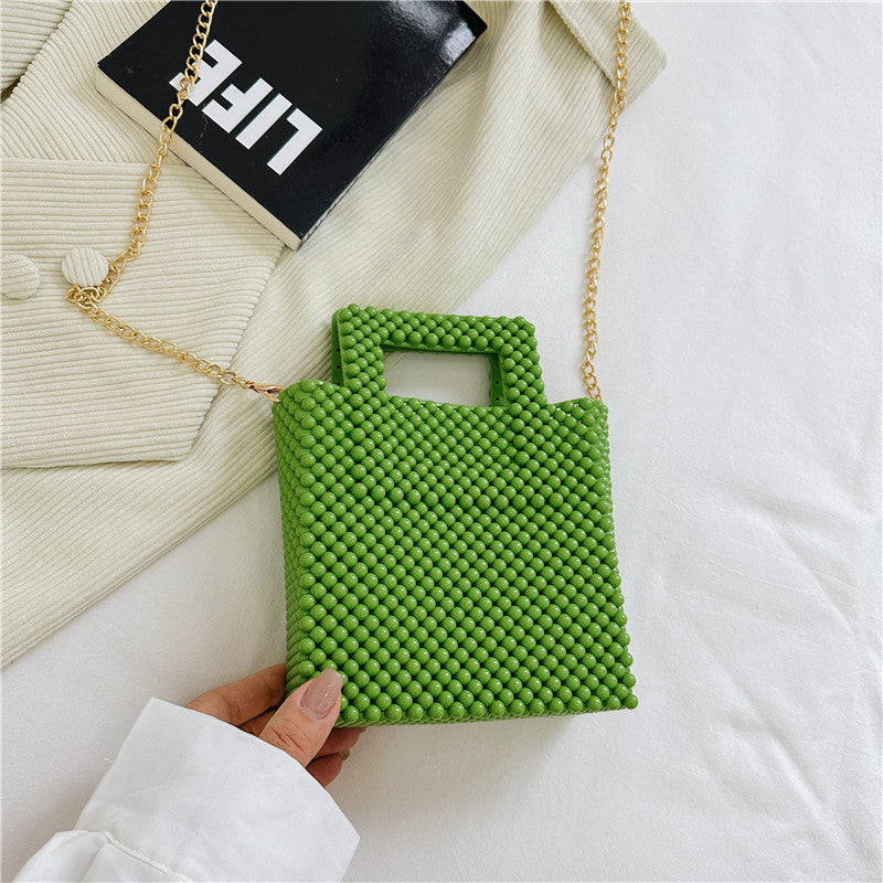 New Style Mesh Shoulder Bag Hollow Crossbody Bag Fashion Pvc Bag