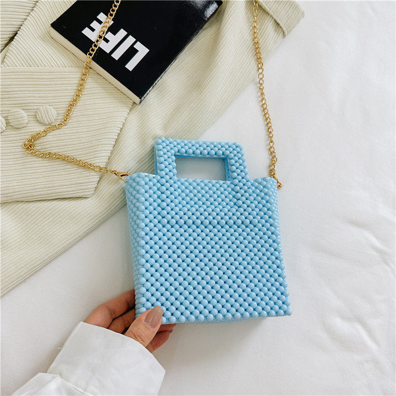 New Style Mesh Shoulder Bag Hollow Crossbody Bag Fashion Pvc Bag