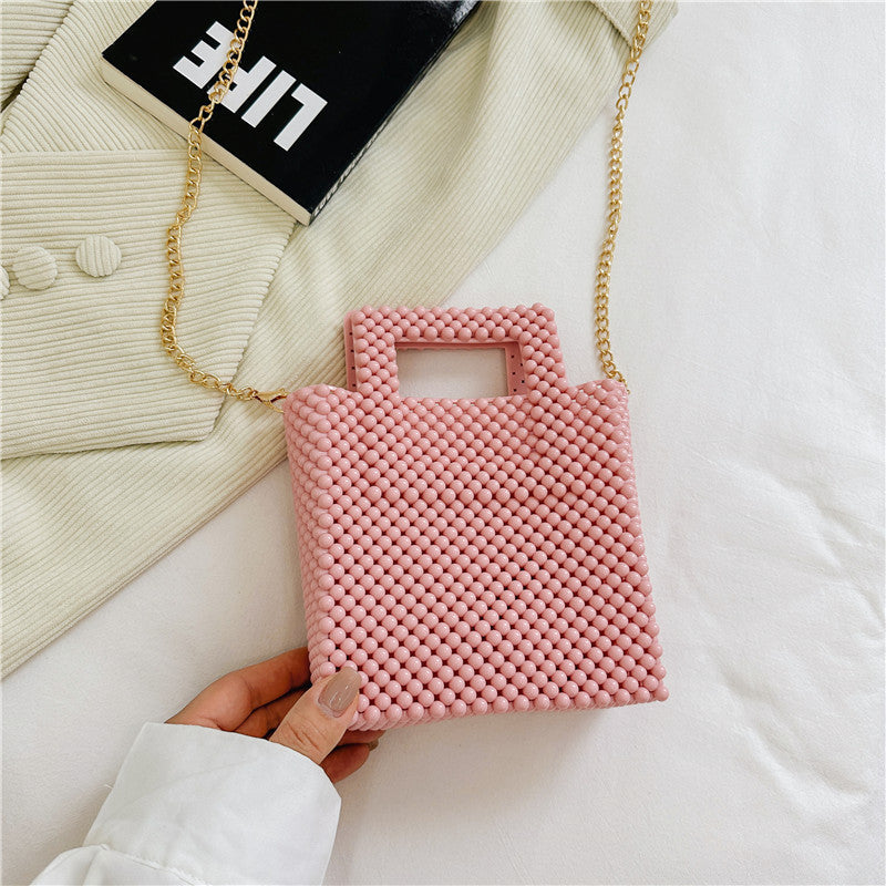 New Style Mesh Shoulder Bag Hollow Crossbody Bag Fashion Pvc Bag