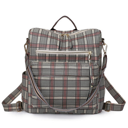 Customizable  Retro  Pu Leather Women's Backpack Backpacks For Teen Girls