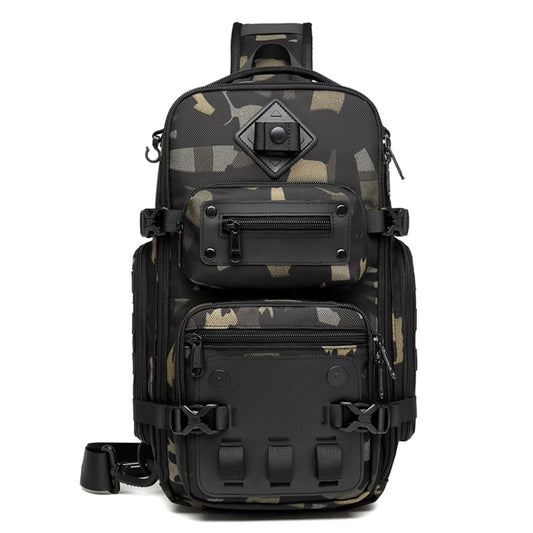 High Quality Tactical Chest Bag Outdoor Men's Large Capacity Sports Bag One Shoulder Messenger Bag