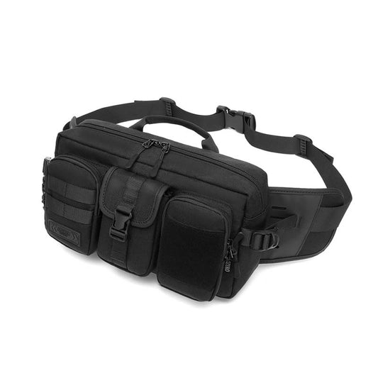 Wholesale Customizable Men's Tactical Waistpack Outdoor Waterproof Men's Bag Crossbody Bag Sports Waistpack Multifunctional Large Capacity Waistpack