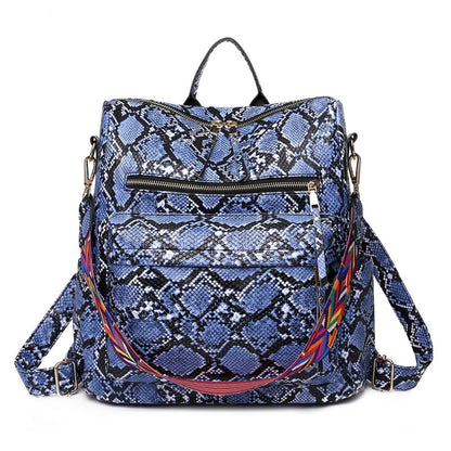 Customizable  Retro  Pu Leather Women's Backpack Backpacks For Teen Girls