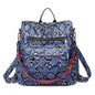 Customizable  Retro  Pu Leather Women's Backpack Backpacks For Teen Girls