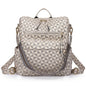 Customizable  Retro  Pu Leather Women's Backpack Backpacks For Teen Girls