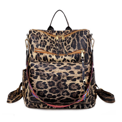 Customizable  Retro  Pu Leather Women's Backpack Backpacks For Teen Girls