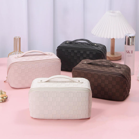 Customizable Large Waterproof Cosmetic Bag Travel Toiletry Bag