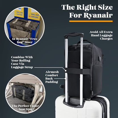custom carry on backpack designed for airline travel