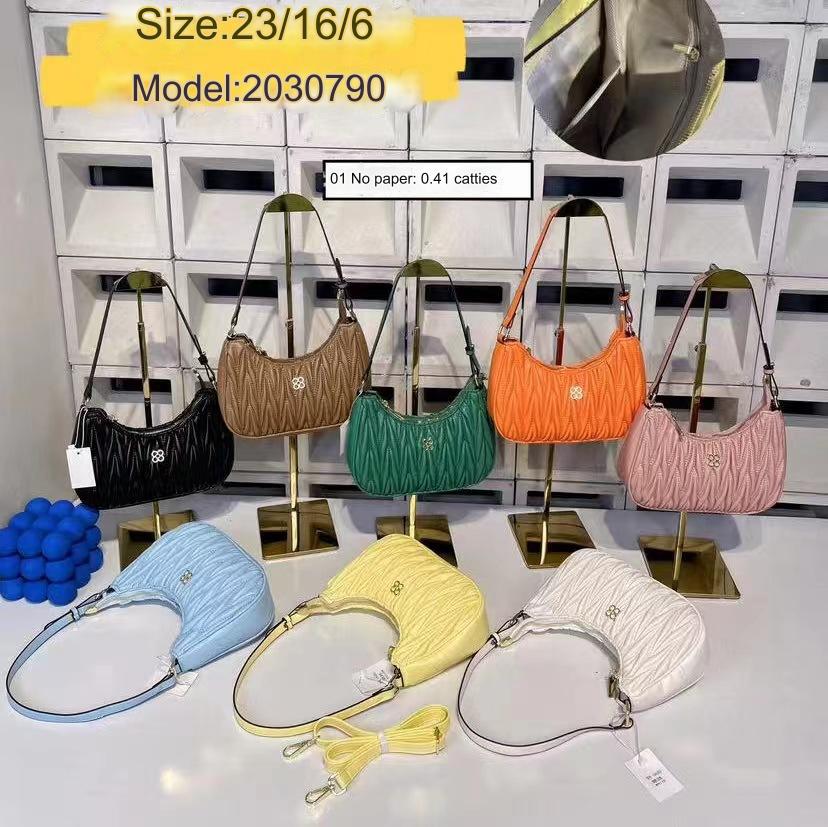 New Women's Bag Underarm Bag Handbag Cute Pleated Large Capacity Cloud Bag Korean Style Bags Crossbody Wholesale