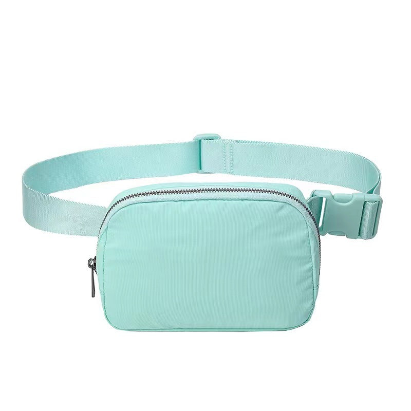 Customized Waist Bag Nylon Waterproof Chest Bag Outdoor Sports Running Phone Bag All-Match Crossbody Men and Women