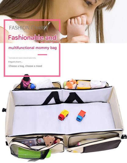 khaki fanlosn 2 in 1 baby bassinet bag,custom,inner