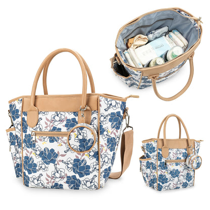 baby diaper bag with spacious interior for diapers bottles and baby essentials
