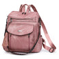 pink​ pu backpack,women,side
