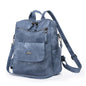 blue fanlosn retro pu leather backpack women and girl,custom,side