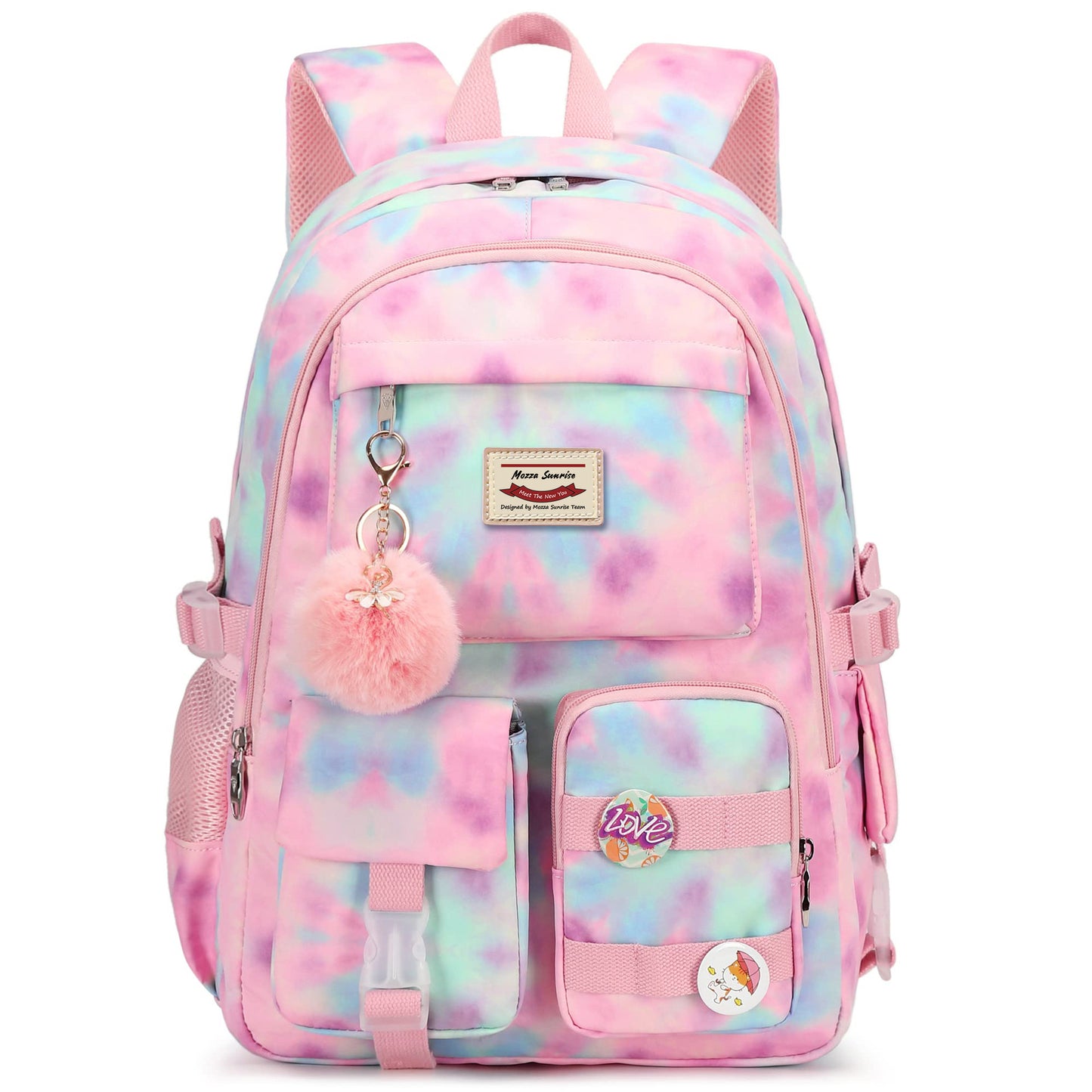 Custom New Backpack Female Junior High School Student High School Student Bag Large Capacity Backpack College Student Computer Bag Cross-Border