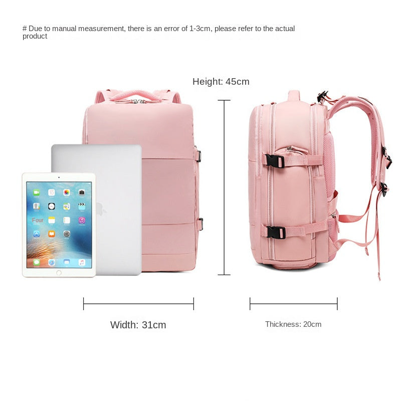 big travel backpack 45x20x31cm fits 15.6  inch laptop for daily commuting
