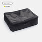 black no 1 compression packing cube measuring 45 x 12 x 33 cm for large clothing storage