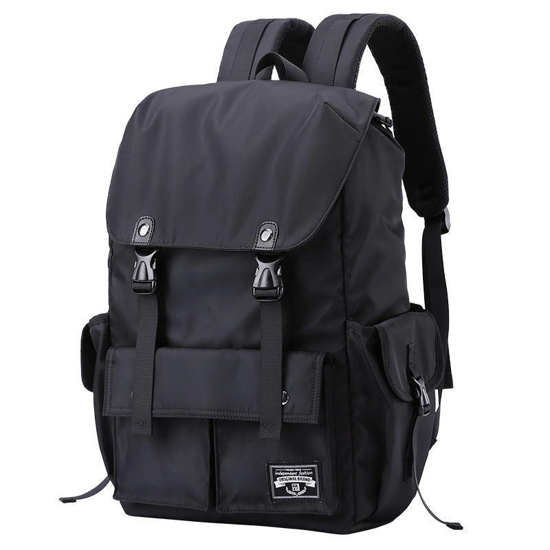 black custom laptop backpack with laptop compartment 03