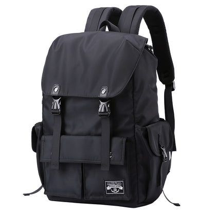 black custom laptop backpack with laptop compartment 03