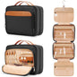 black quilted makeup bags with different color options