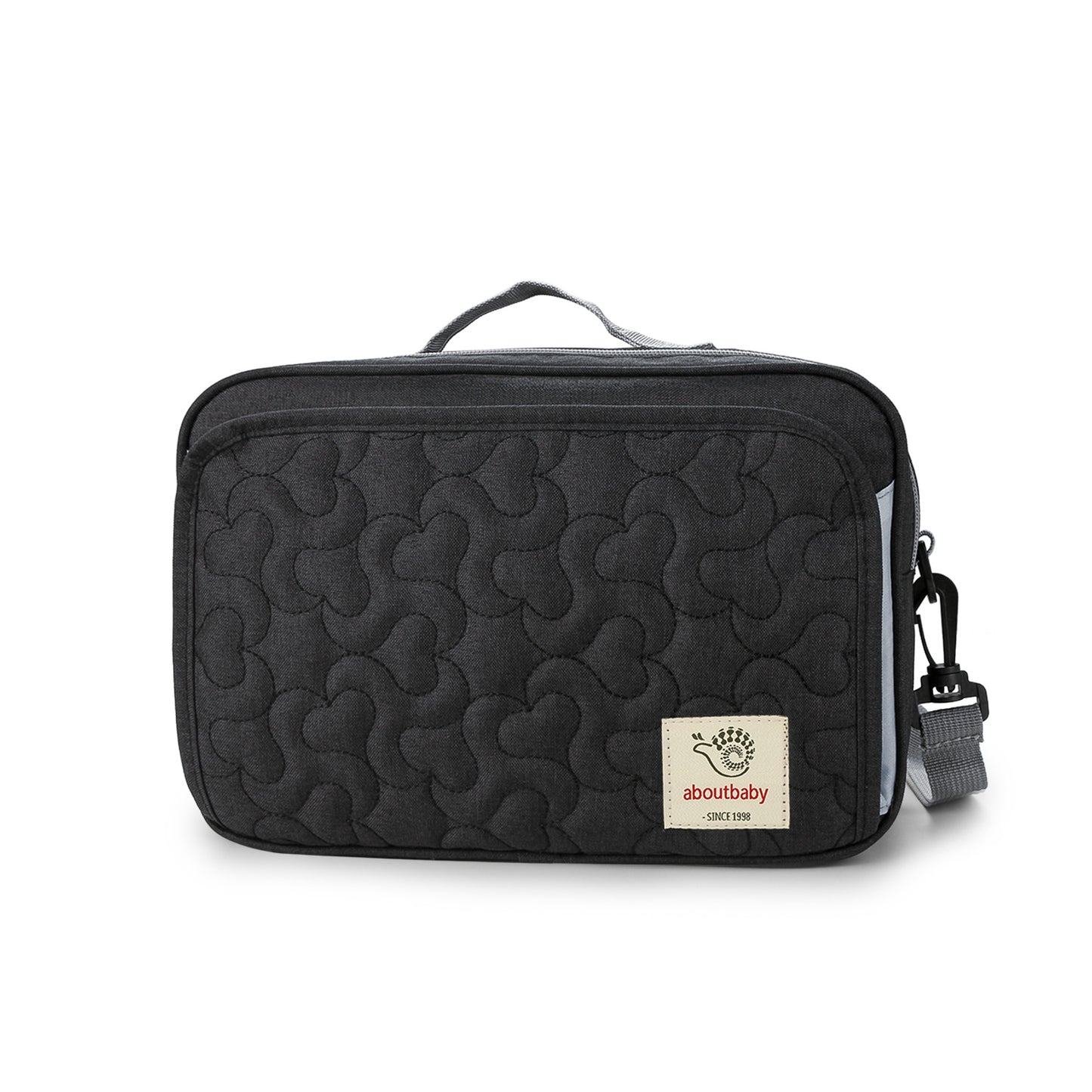 black waterproof stroller organizer bag